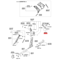 Оббивка (накладка) салону ліва 85850-2F20087 Mobis