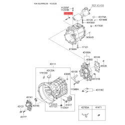 Болт КПП 43162-4D000 Mobis