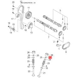 Обивка (накладка) салона левая 85852-2F000IM Mobis