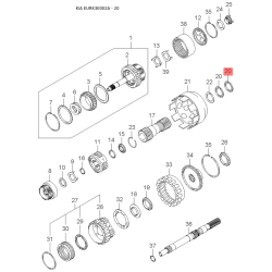 Підвіска, генератор 37461-38050 Mobis