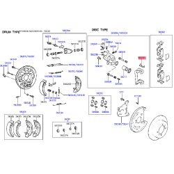 Скоба суппорта 58245-28300 Mobis