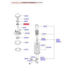 Сайлентблок заднього нижнього важеля 55342-36010 Mobis