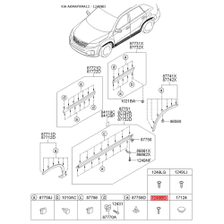 Гвинт оббивки салону 10188-05167B Mobis