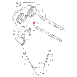 Фільтр масляний 26321-2W000 Mobis