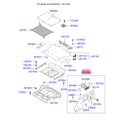 Оббивка багажника права 85740-26000SH Mobis