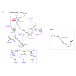Датчик тиску масла, кермовий механізм з підсилювачем 57535-3K000 Mobis
