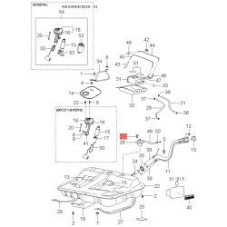 Крепления подкрылка и брызговика правое 86852-38001 Mobis