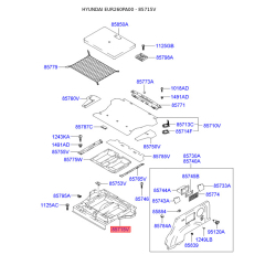 Крышка / обшивка багажного отделения 85715-26000SH Mobis