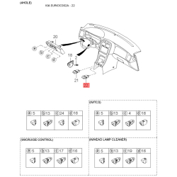 Кріплення підкрилка і бризковика ліве 86851-38001 Mobis