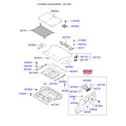 Оббивка багажника ліва 85730-26000SH Mobis