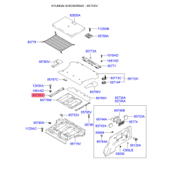 Обивка багажника левая 85755-26000 Mobis