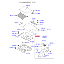 Обивка багажника передняя 85785-26000QE Mobis
