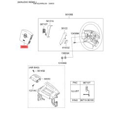 Подушка безпеки на кермо 56900-3E500CQ Mobis