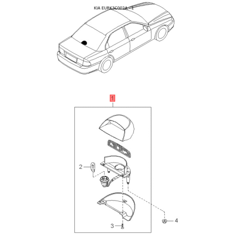 Диск 52910-3D000 Mobis - 529103D000 - схема з каталогу 1, EURK3C002A 529103D000