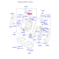 Каркас сиденья 88481-3K000QS Mobis