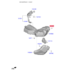 Абсорбер, паливна система, комплектуючі 31181-22000 Mobis
