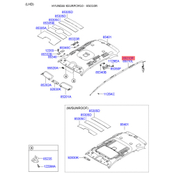 Пристрій керування, подушка безпеки правий 85020-2B600 Mobis