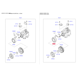 Котушка, електромагнітне зчеплення - компресор 97641-3A570 Mobis