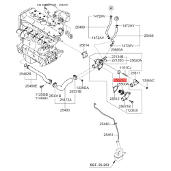 Прокладка термостату 25623-38400 Mobis