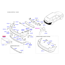 Фонарь задний левый 92408-2B500 Mobis