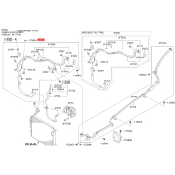 Трубопровод высокого / низкого давления, кондиционер 97759-2P350 Mobis