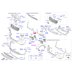 Фара дневного освещения левая 92207-B8500 Mobis