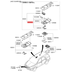 Освещение салона 92810-3E001FC Mobis