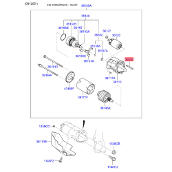Болт стартера 36187-37110 Mobis