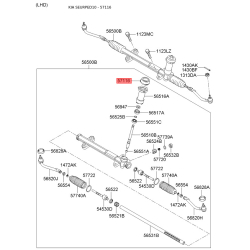 Втулка (заглушка) рулевого механизма на вал шестерню (червяк) 56252-2G000 Mobis