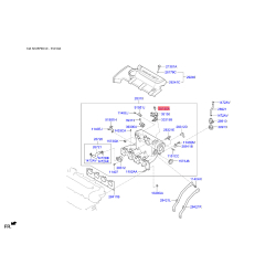 Болт впускної системи 35150-06210 Mobis