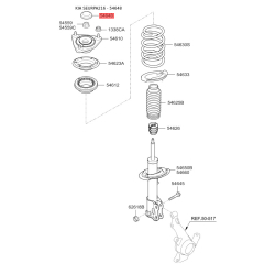 Заглушка верхньої опори передньої пружини 54648-A6000 Mobis