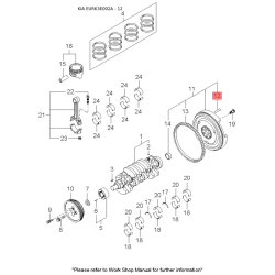 Ведущая шестерня, стартер 36142-42000 Mobis