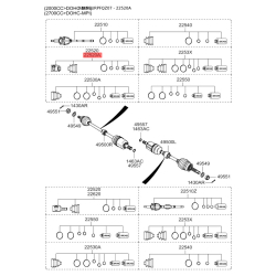 ШРУС (граната) правый 49592-1F500 Mobis