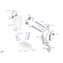 Шестерня, коленчатый вал 23121-03AA0 Mobis