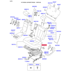 Сидіння кріплення праве 89054-2B000J9 Mobis