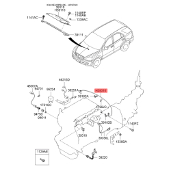 Датчик положения коленвала 39180-4A400 Mobis