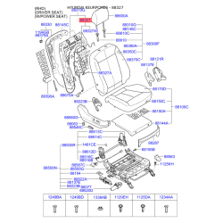 Сидіння кріплення 88380-2B100 Mobis
