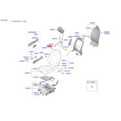 Крепление фонаря 12492-06183 Mobis