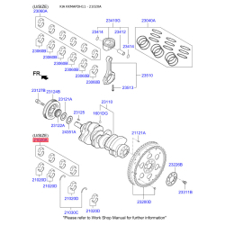 Вкладиші корінні 21020-3C930 Mobis
