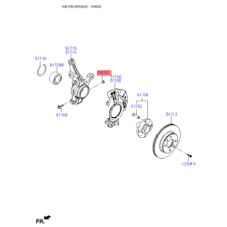Гайка штока амортизатора 54659-26000 Mobis