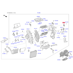 Крышка (корпус или кронштейн) отопителя 97162-3SAA0 Mobis