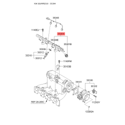 Рампа топливная 35340-23340 Mobis