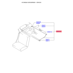 Полка багажника 85910-26000TI Mobis