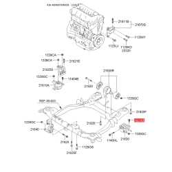 Болт кронштейна мотора 21920-2B500 Mobis