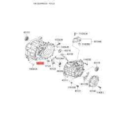Картер (корпус) КПП 43115-32210 Mobis