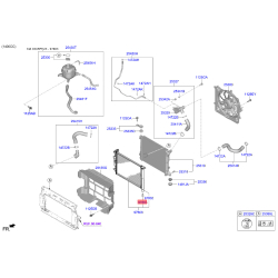 Кріплення радіатора 97803-0U000 Mobis