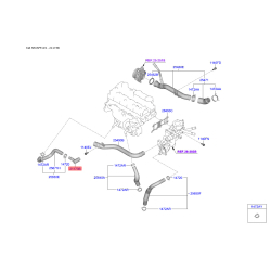 З'єднувач (трубка) шланга 21173-2F000 Mobis