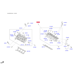 Шпилька головки цилиндров 11533-08506K Mobis