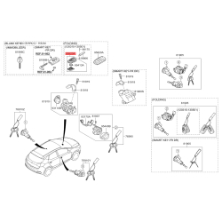 Брелок без ключа 95430-A2000 Mobis