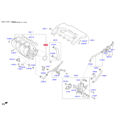 Прокладка впускного коллектора 28312-2B000 Mobis